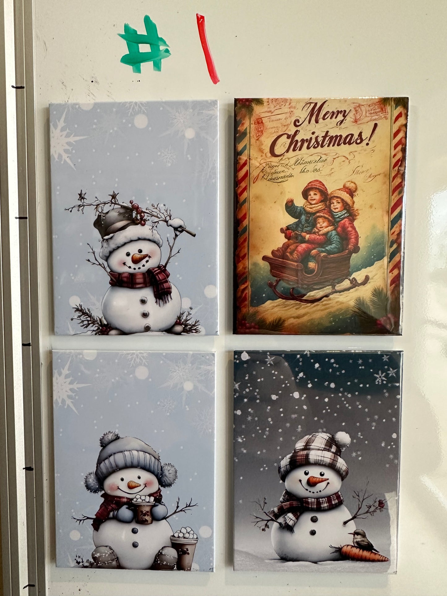 Christmas Magnets set #1