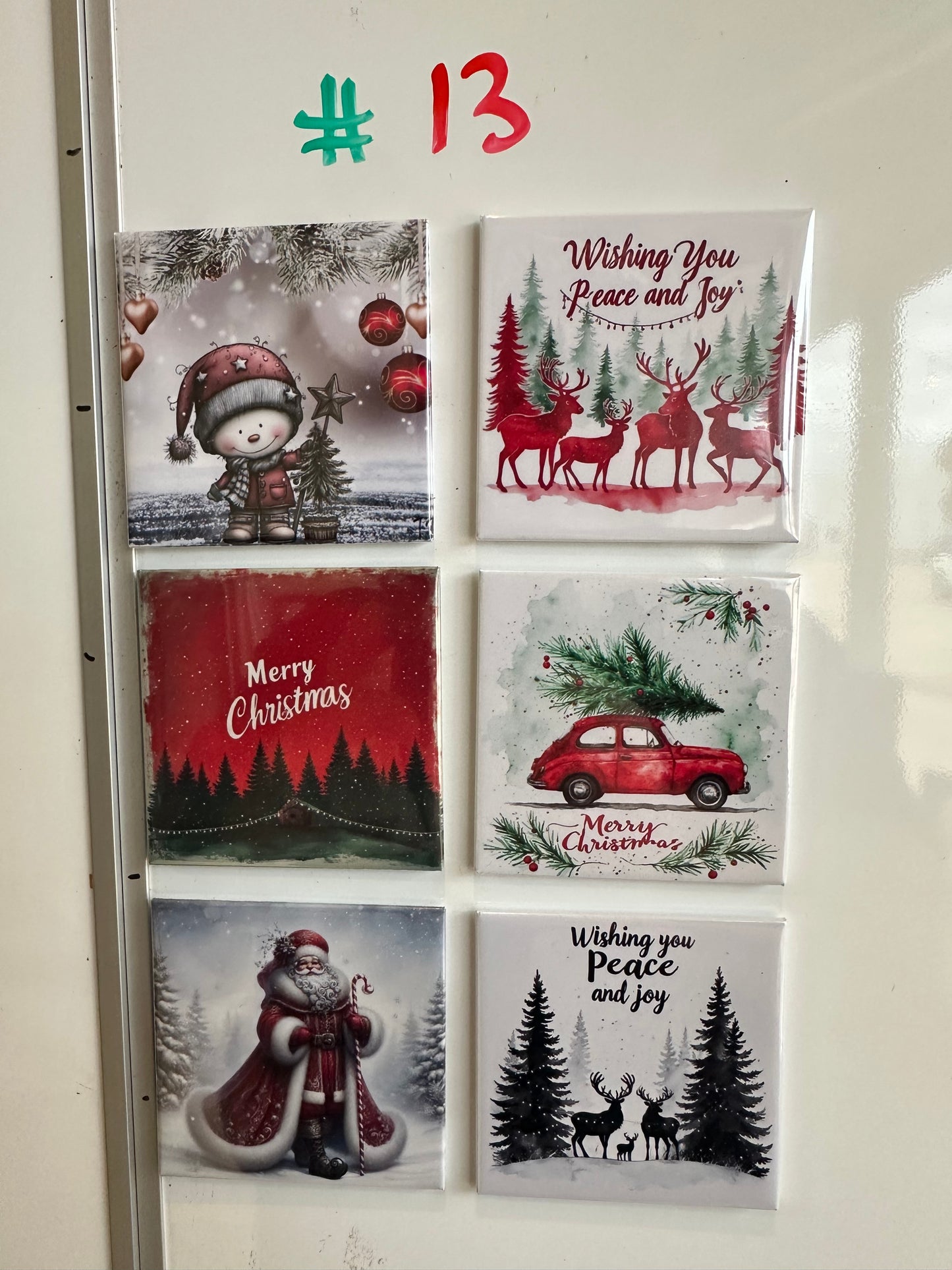 Christmas Magnets Set #13