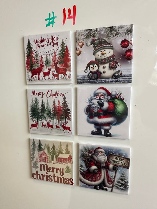 Christmas Magnets Set #14
