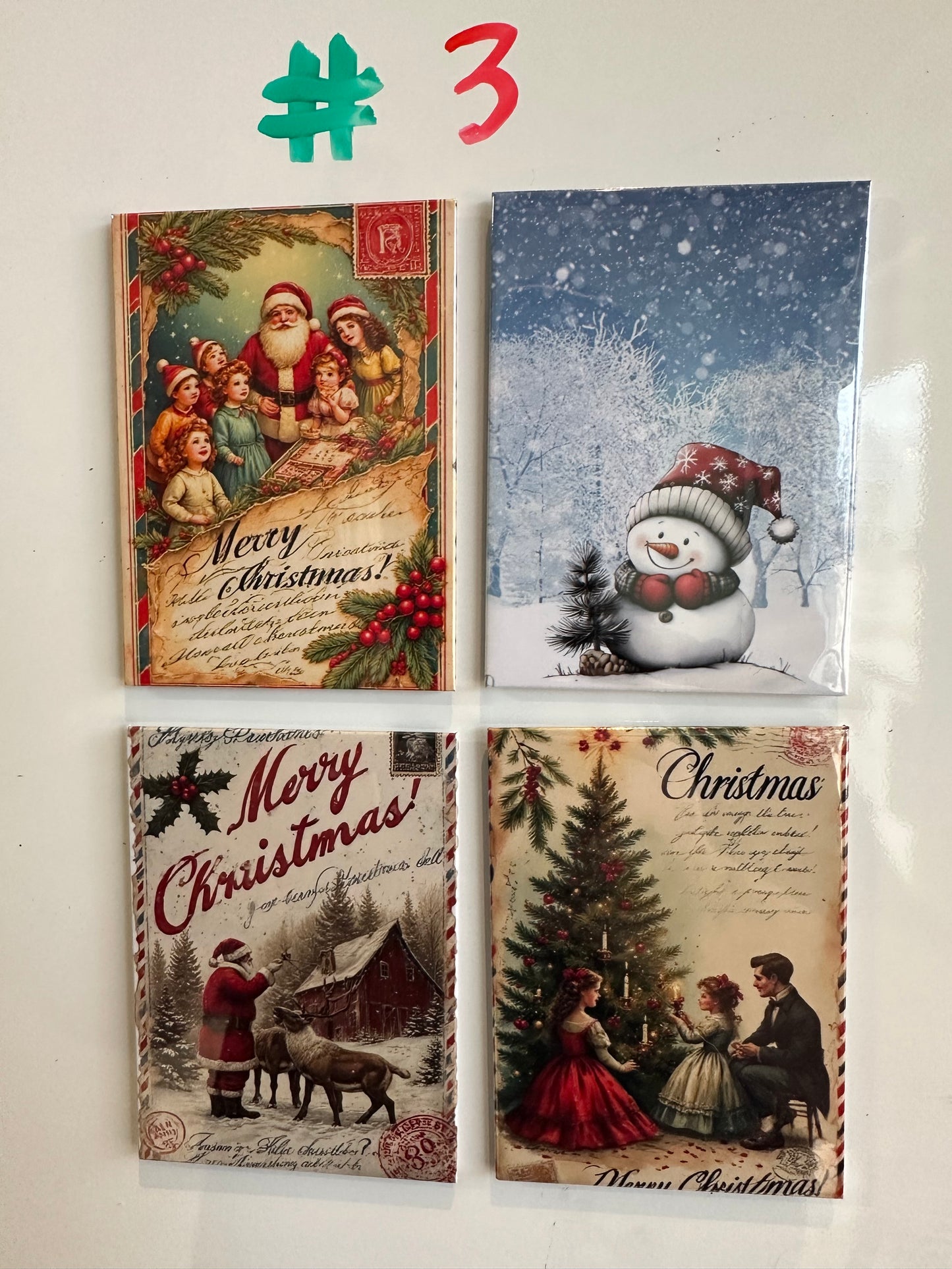 Christmas Magnets Set #3
