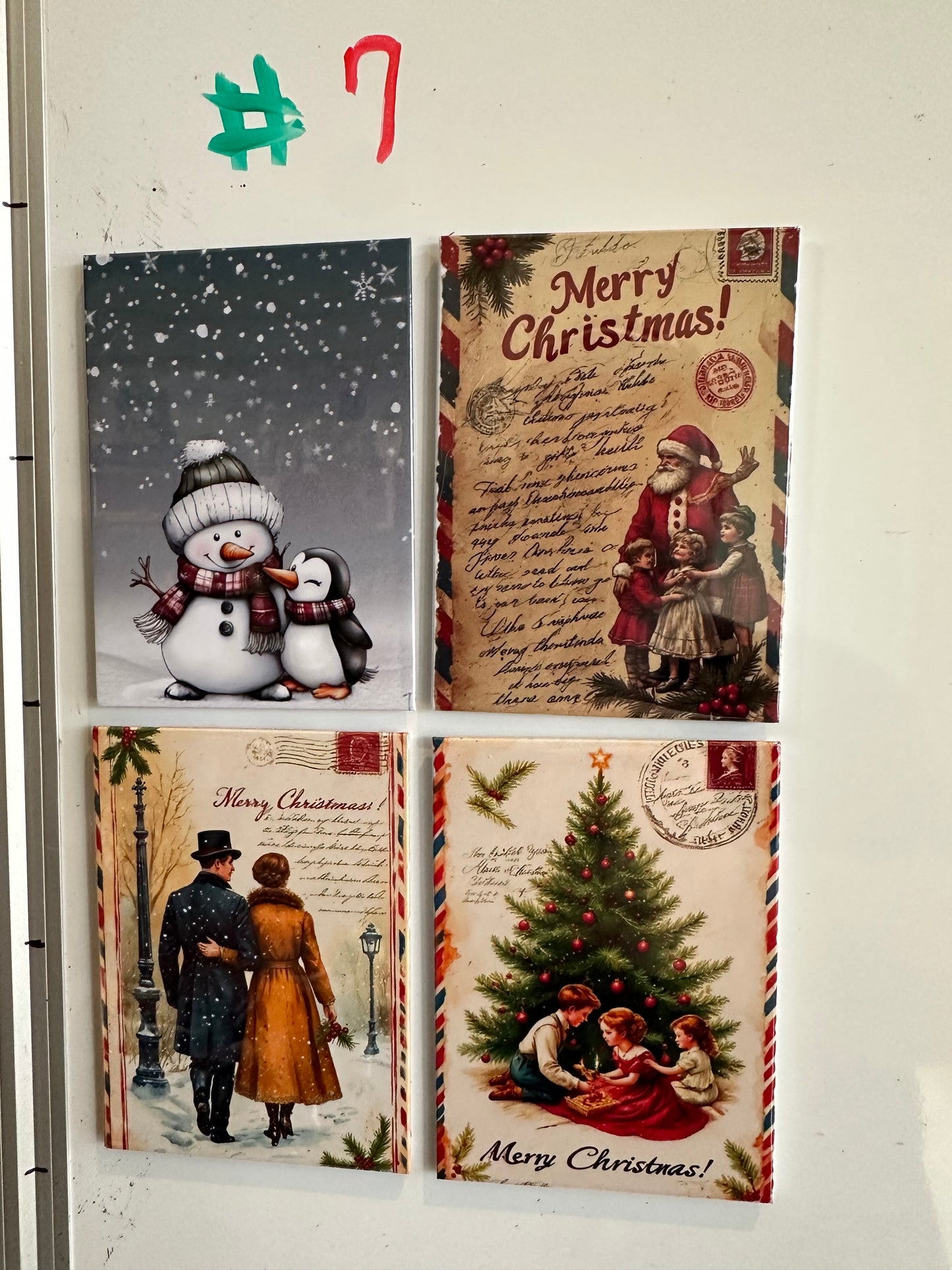 Christmas Magnets Set #7