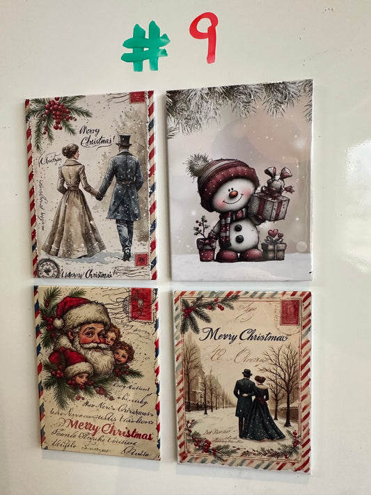 Christmas Magnets Set #9