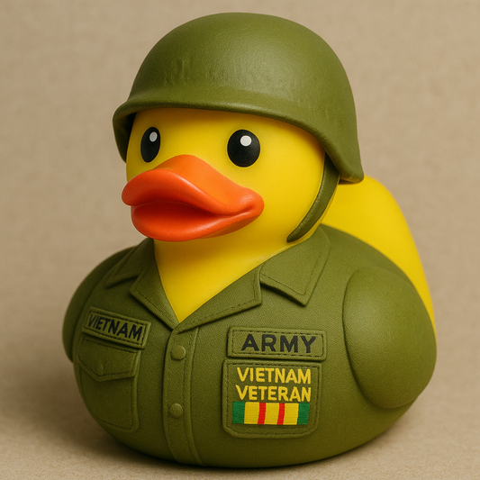 US Army Vietnam Veteran Duck Magnet
