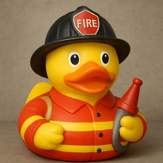 Firefighter Duck Magnet