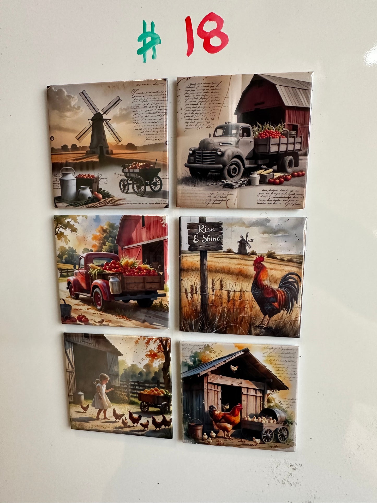 Thanksgiving / Fall Magnets Set #18