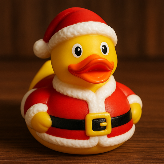 Santa Claus Duck Magnet