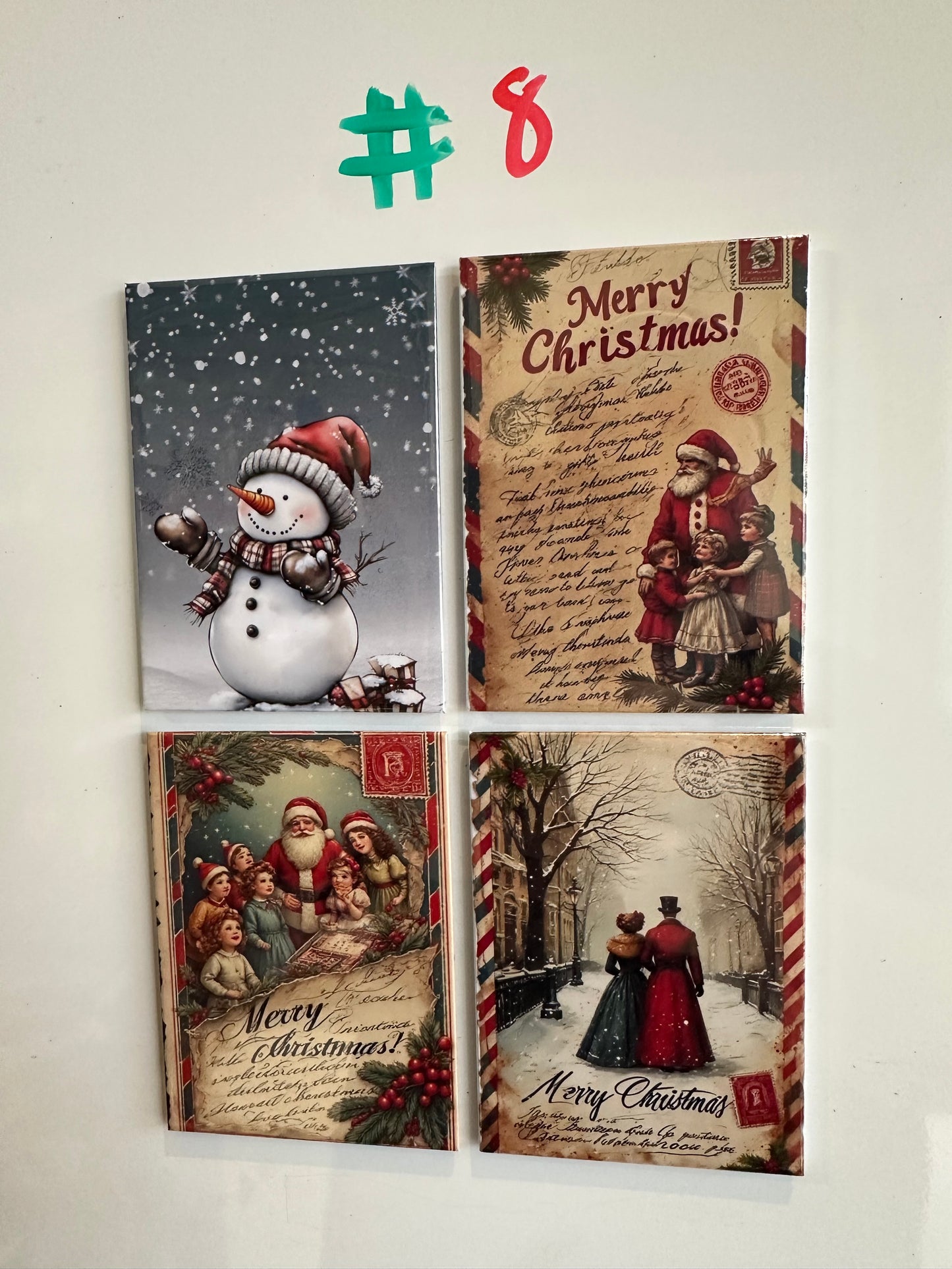 Christmas Magnets Set #8