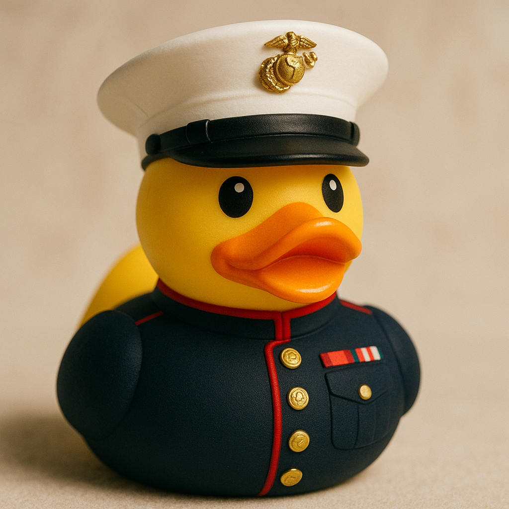 US Marine Duck Magnet